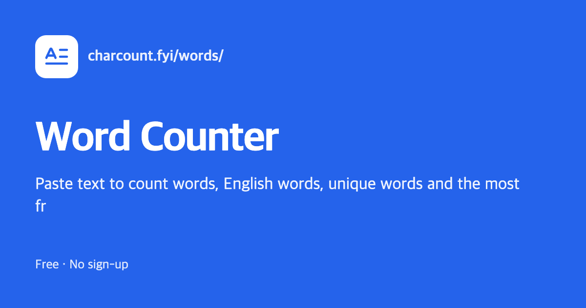 What Is Count Key Word Counter: Count Words in English Text